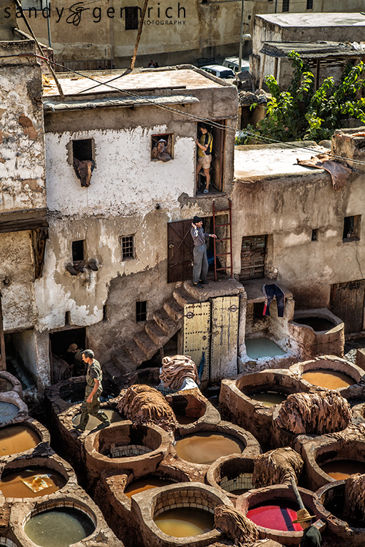 Dye PIts - Tannery - Fes el Bali - Morocco